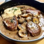 Poulet Crémeux aux Champignons et Bacon